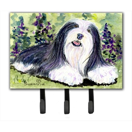 Carolines Treasures Bearded Collie Leash Holder or Key Hook SS8816TH68